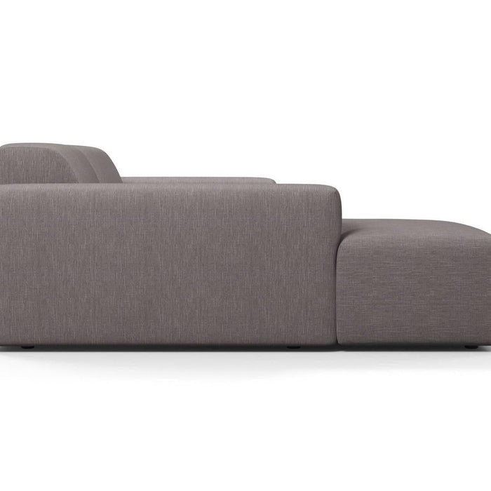 NADUVI Collection Nina Hoekbank Links - Linnen - Donkergrijs