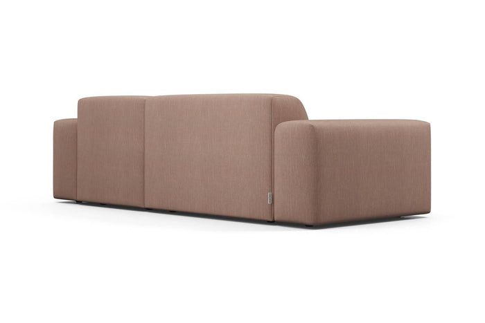 NADUVI Collection Nina Hoekbank Rechts - Linnen - Oudroze