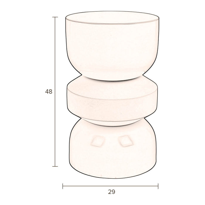 Dutchbone Apollo Bijzettafel - Terra