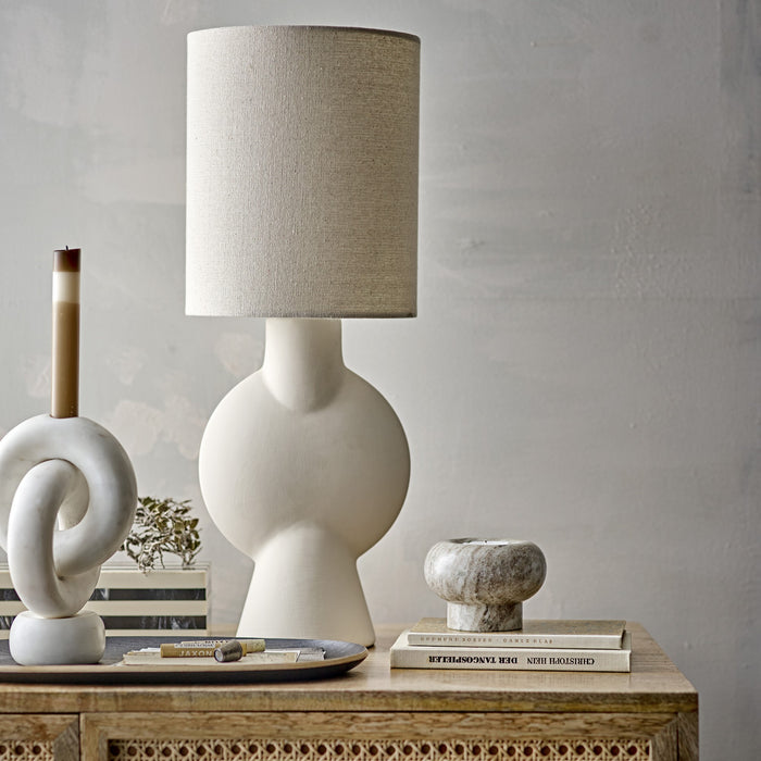 Bloomingville Sergio Tafellamp - Crème