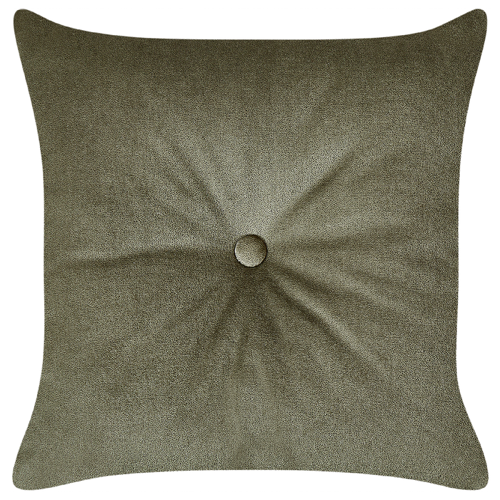 Beliani-LATTES II-Chaise longue-Olijfgroen-Rechterzijde-Fluweel