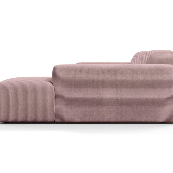 NADUVI Collection Nina Hoekbank Rechts - Ribstof - Lila