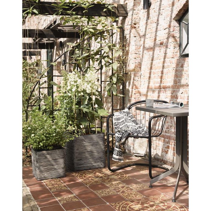 Capi Europe Nature Rib Vierkant Bloempot 40 x 40 cm