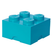 LEGO® Brick 4 Opbergbox - Turquoise