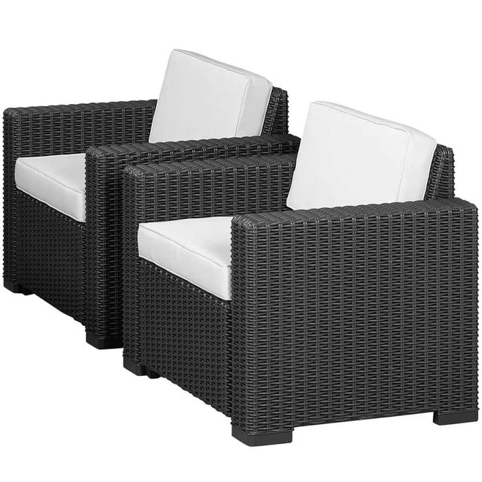 Allibert Tuinstoel California grafiet 2 st 231561