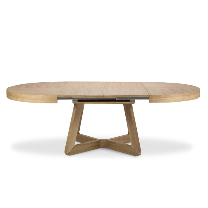 Windsor & Co Bodil Eettafel Uitschuifbaar Ø 130/230 cm - Naturel Eiken