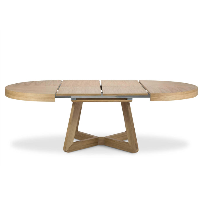 Windsor & Co Bodil Eettafel Uitschuifbaar Ø 130/230 cm - Naturel Eiken
