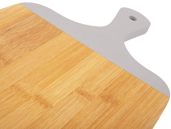 present time - Snijplank set Gourmet - Grijs - 23x38 cm