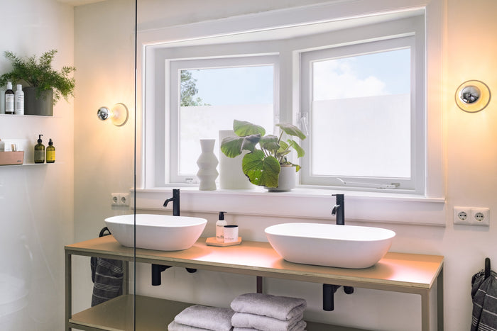 Art for the Home Zelfklevende Textiel Raamfolie - Ecru - 150x45cm