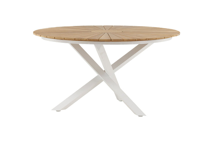 Rebellenclub Tonga Tuintafel - ø140cm - Wit