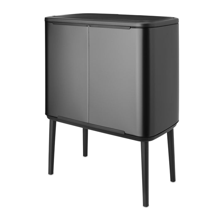 Brabantia Bo Touch Bin Afvalemmer 11 + 23 Liter - Confident Grey