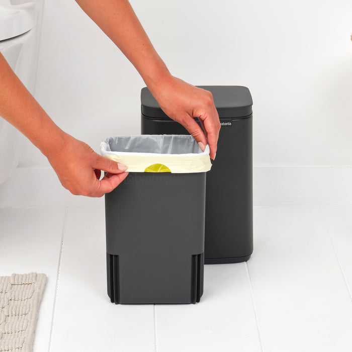 Brabantia Bo Afvalemmer 4 L - Mineral Infinite Grey