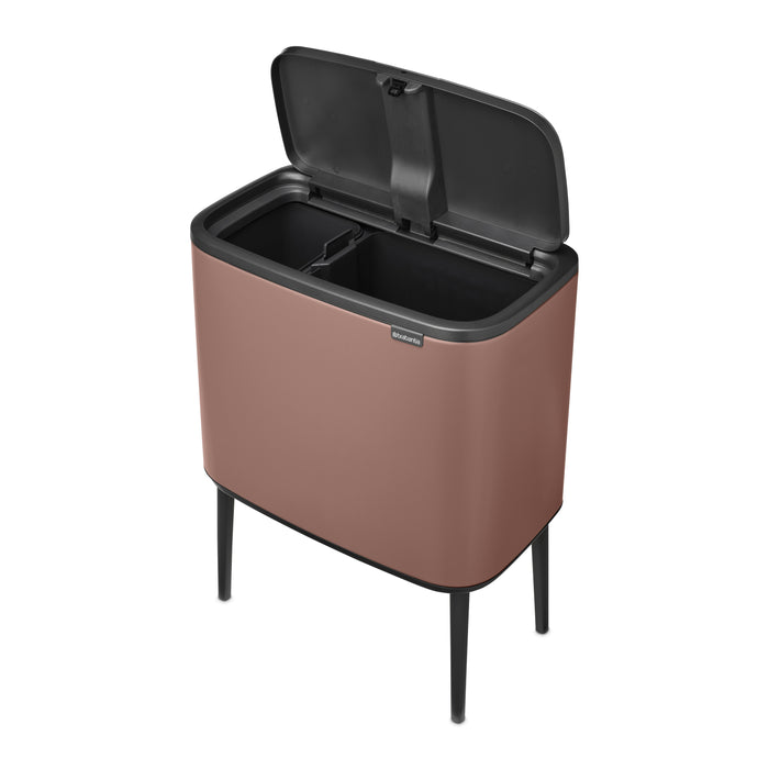 Brabantia Bo Touch Bin Afvalemmer 11 + 23 Liter - Satin Taupe