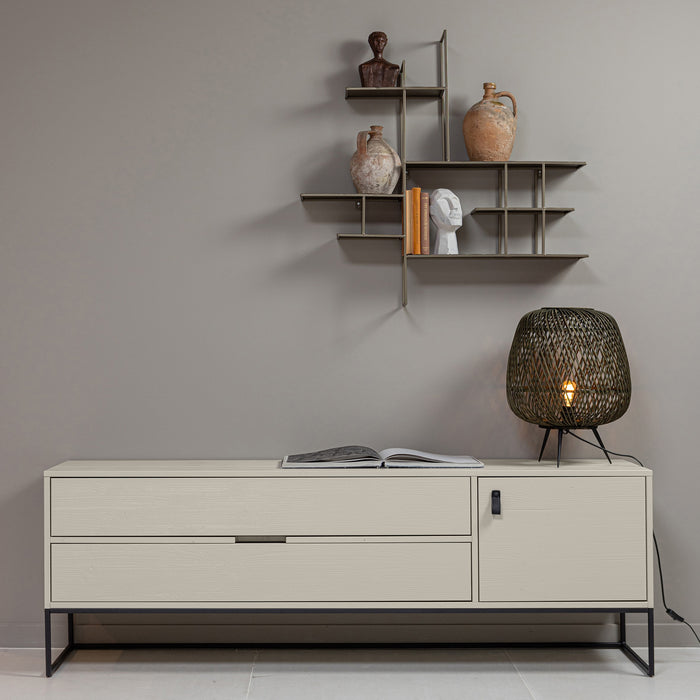 WOOOD Silas Tv-meubel B 180 cm - Dust