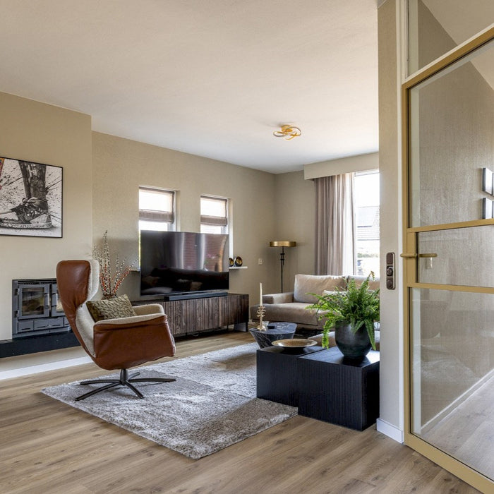 WOOOD New Gravure Tv-meubel B 150 cm - Essen - Espresso