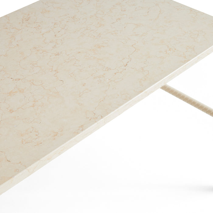 HAY Rebar Salontafel - Beige - H 40,5 x B 80 x D 49 cm