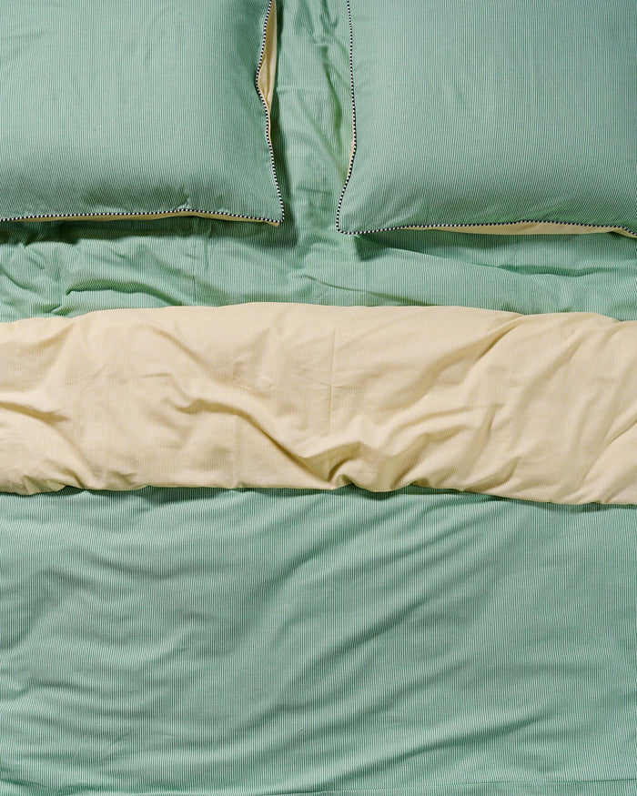 Essenza Pied de cool Dekbedovertrek 200 x 220 cm - Simply green