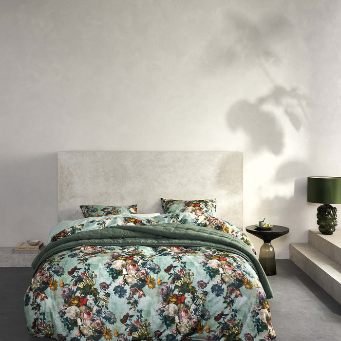 Essenza Karli Dekbedovertrek 200 x 220 cm - Mineral green