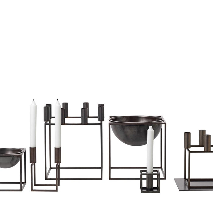 Audo Copenhagen Kubus 4 kandelaar wit