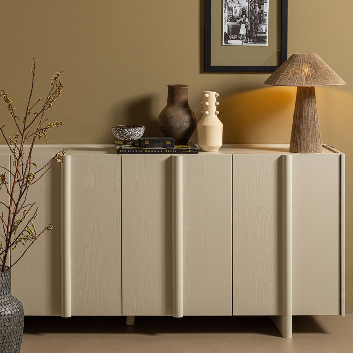 WOOOD Basu Dressoir Grenenhout B 200 cm - Dust