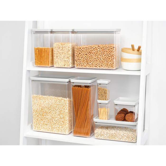 Brabantia Tasty+ Voorraadbussen - Stapelbaar - 1,6 + 1,6 + 3,5 l