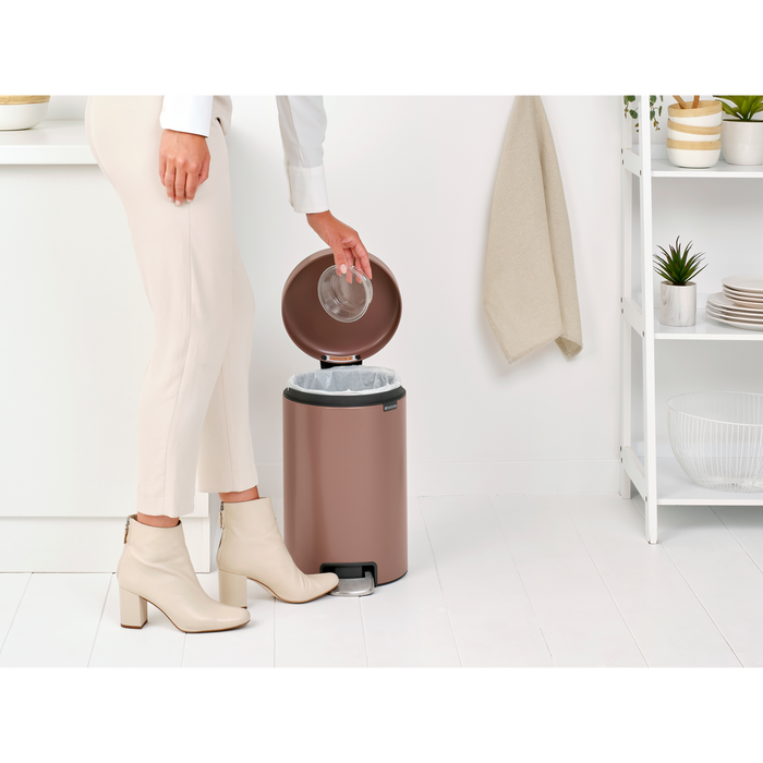 Brabantia NewIcon Pedaalemmer 12 L - Satin Taupe