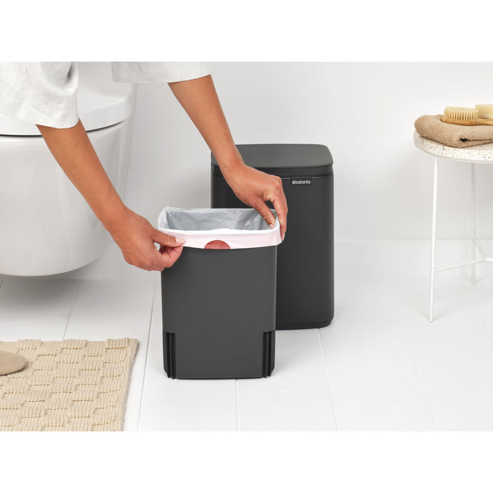 Brabantia Bo Prullenbak 7 L- Mineral Infinite Grey