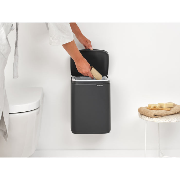 Brabantia Bo Prullenbak 7 L- Mineral Infinite Grey