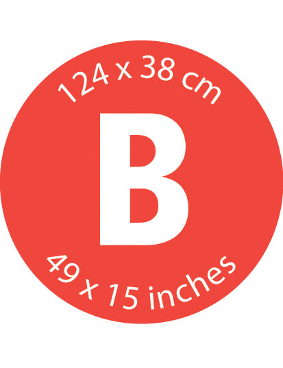 Brabantia Strijkplankhoes B - 124 x 38 cm - Complete Set