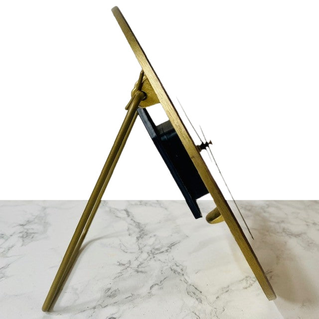 Reliving Wandklok Geborsteld Goud Metaal 26 Cm Tafelklok Salt And