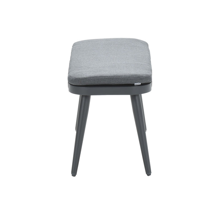 Garden Impressions San Vito sportbank 110x40 cm - donker grijs