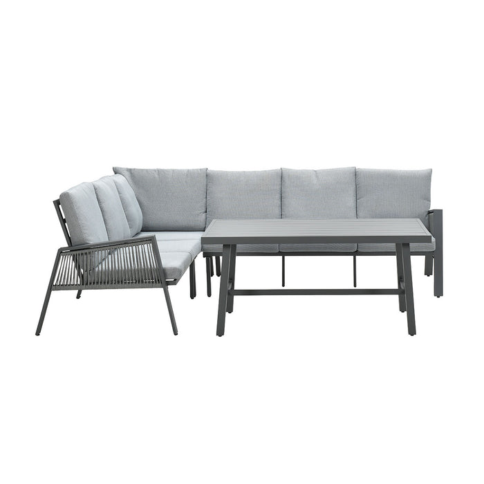 Garden Impressions Andrea L|D set links carbon black licht grijs