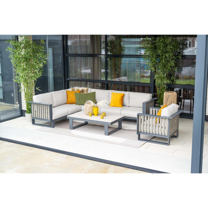 Gabon lounge hoekset 5-delig