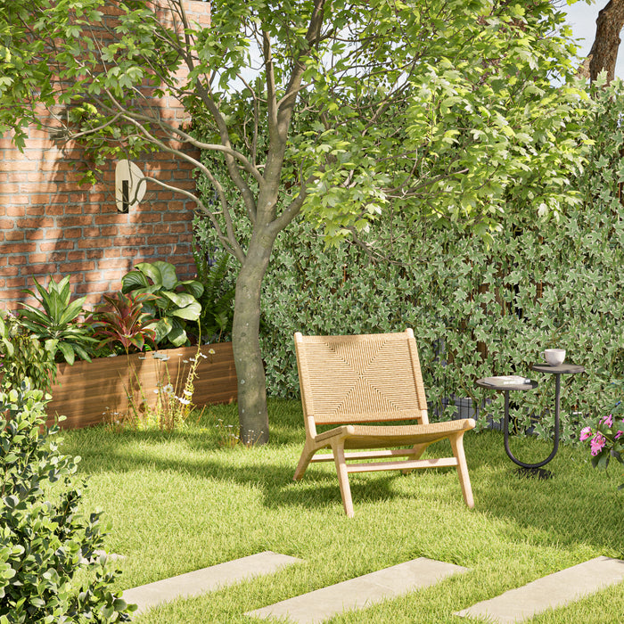 by fonQ Rope Lounge Chair - Acaciahout