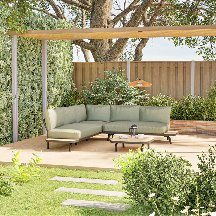 by fonQ Orb Loungeset - Acaciahout