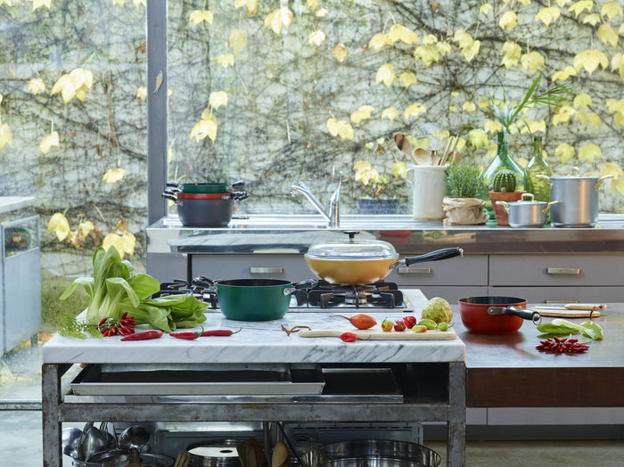 Sambonet - Sauteerpan Vintage Groen 28 cm incl deksel