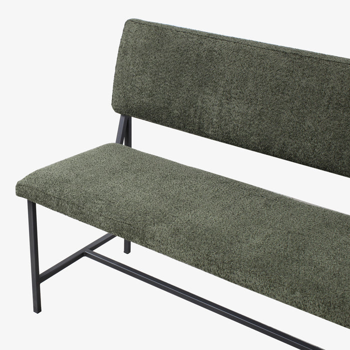 by fonQ Spare Eetkamerbank - B 220 cm - Winter Moss