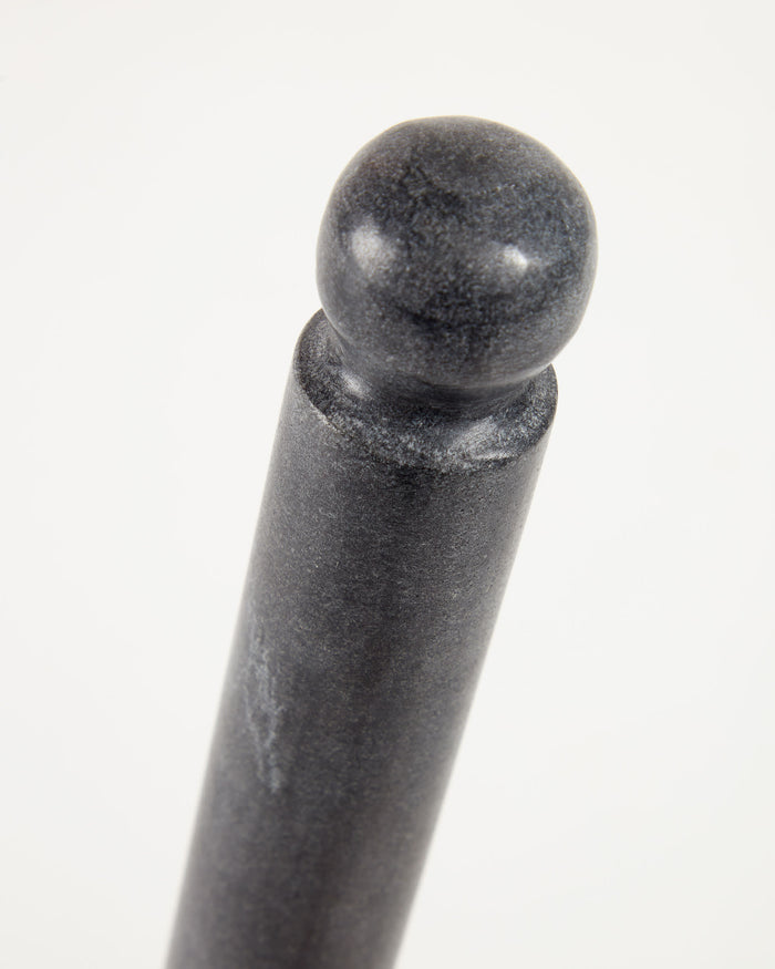 Kave Home - Willard keukenrolhouder in zwart marmer