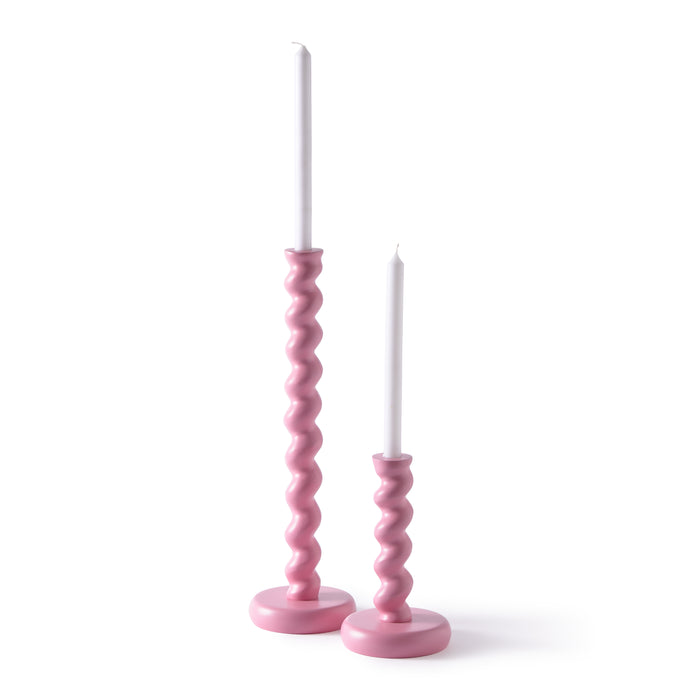 POLSPOTTEN Twister Kandelaar - XL - Lichtroze