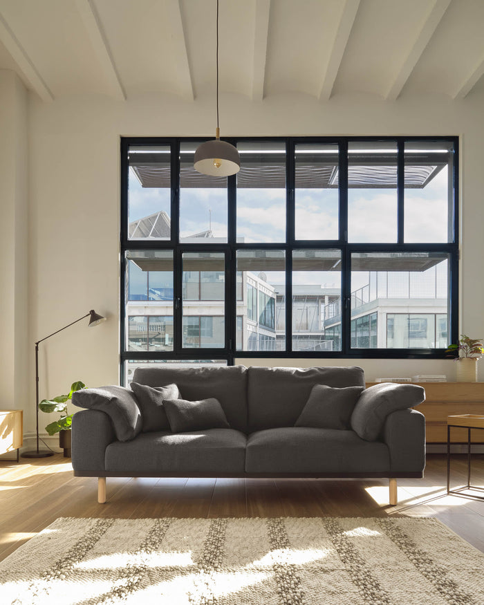 Kave Home - Zwarte metalen bloempot Mash 28 cm