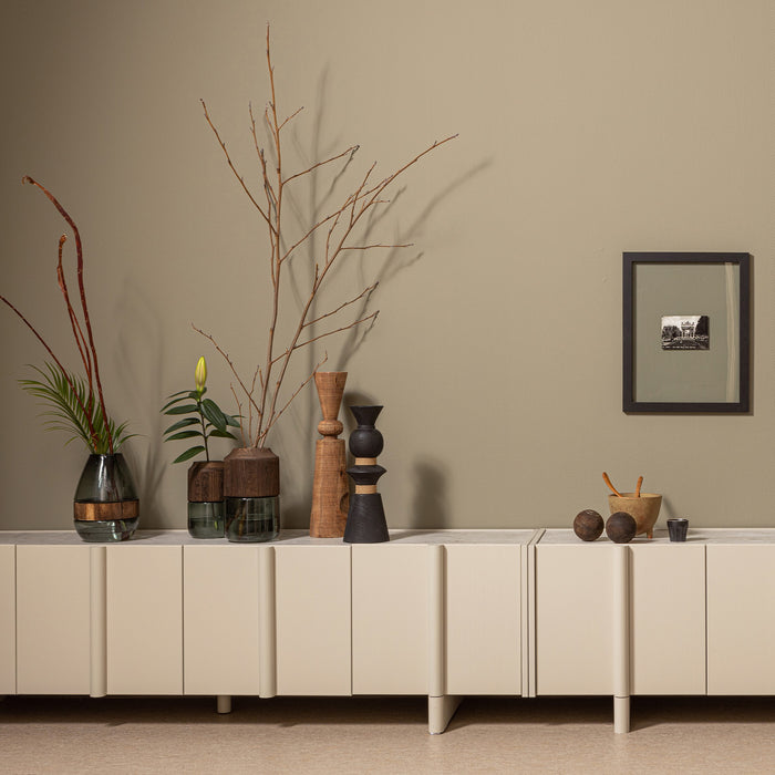 WOOOD Basu Tv-meubel Grenenhout B 200 cm - Dust