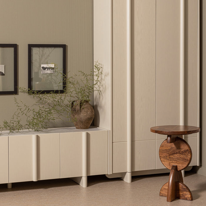 WOOOD Basu Tv-meubel Grenenhout B 200 cm - Dust