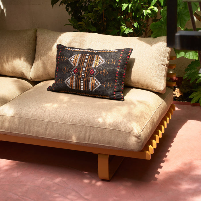 HKliving Lounge Tuinbank Kussenset - Beige