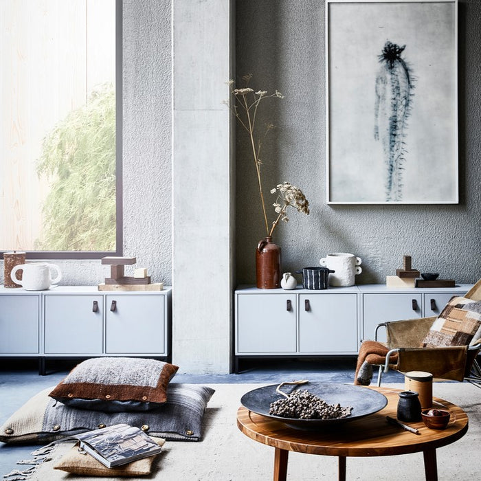 vtwonen Lower Case Modulaire Wandkast 2 Vakken - Open - Betongrijs - Incl. Onderstel