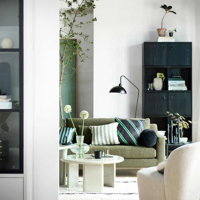 vtwonen Lower Case Modulaire Wandkast 2 Vakken - Dicht - Zwart