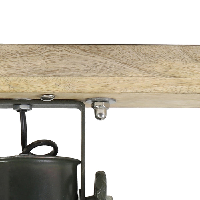 Light & Living Wandlamp Elay - Hout|Groen - 45x18x25cm - 2L