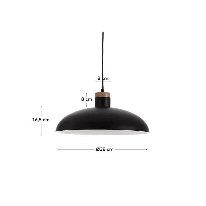 Kave Home - Gotram plafondlamp zwart