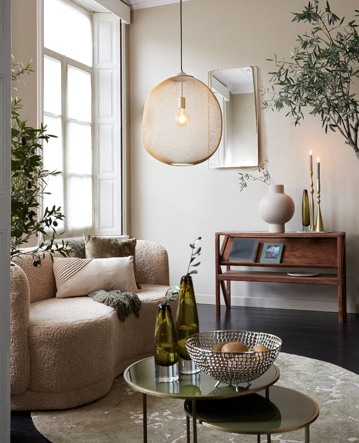 Light & Living Light&living Hanglamp Ø40x45 cm MOROC goud