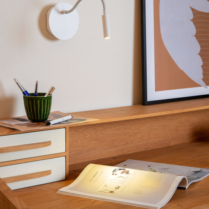 Lucide JOLIJN Bedlamp - Wit