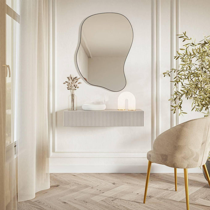 NADUVI Collection Vesper Sidetable Zwevend - Greige